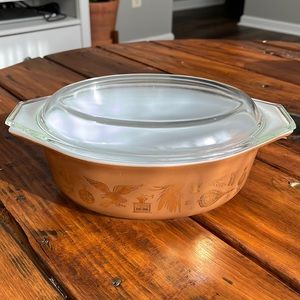 Pyrex Early American Oval Casserole